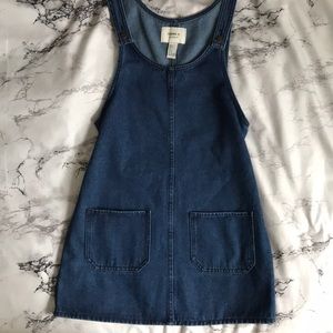 Denim Overall Dress